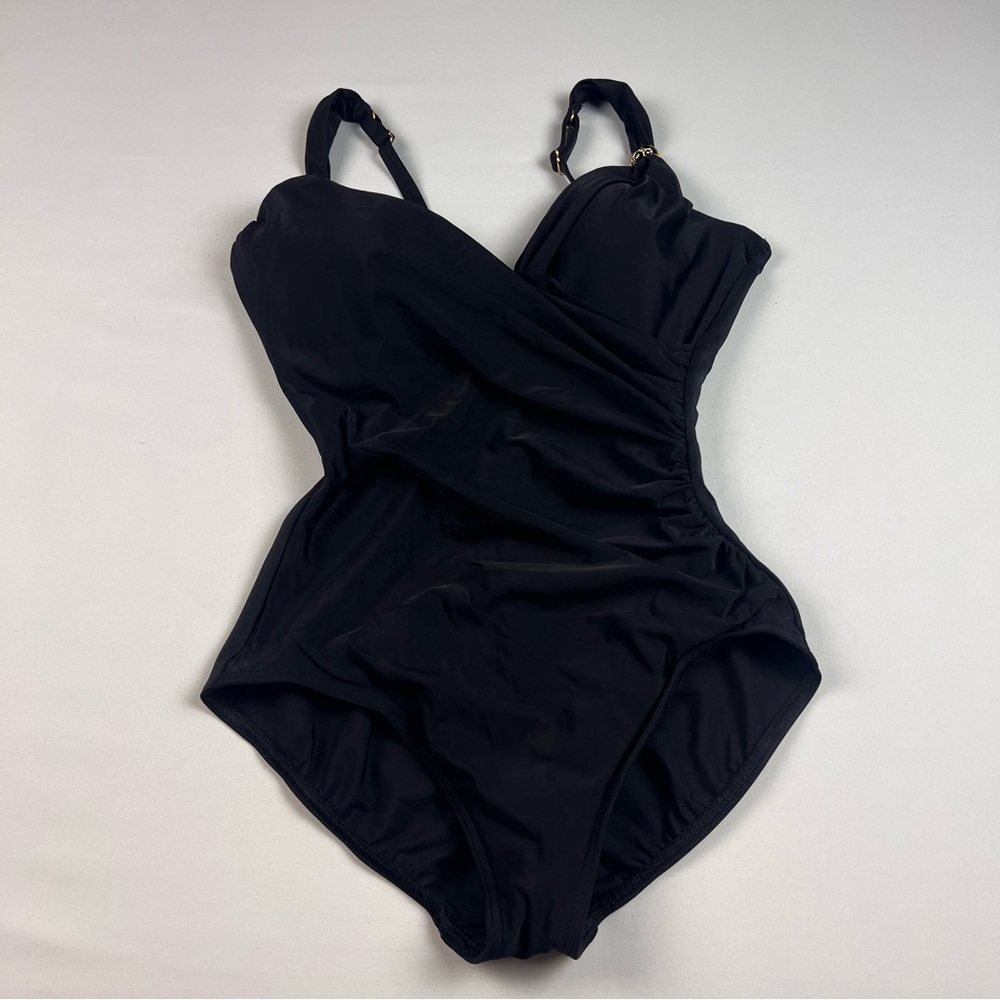 NWOT Miraclesuit Black Siren One Piece - Picture 2 of 12